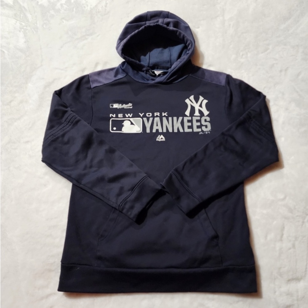 Mens New York Yankees Hooded Sweatshirt - Picture 6 of 8